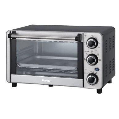 Danby 0.4 Cu Ft/12L 4 Slice Countertop Toaster Oven In Stainless Steel - Stainless Steel 4 Danby 0.4 Cu Ft/12L 4 Slice Countertop Toaster Oven In Stainless Steel - Stainless Steel - Image 4