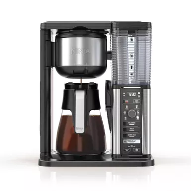 Ninja - 10-Cup Specialty Coffee Maker With Fold-Away Frother And Glass Carafe CM401 - Black/Stainless Steel 15 Ninja - 10-Cup Specialty Coffee Maker With Fold-Away Frother And Glass Carafe CM401 - Black/Stainless Steel - Image 15