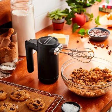 KitchenAid - Cordless 7 Speed Hand Mixer - Black Matte 2 KitchenAid - Cordless 7 Speed Hand Mixer - Black Matte - Image 2