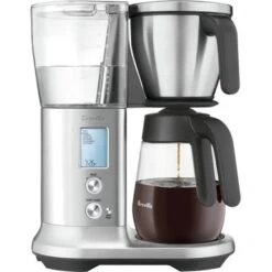 Breville - The Precision Brewer Glass 12-Cup Coffee Maker - Brushed Stainless Steel