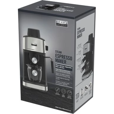 Bella Pro Series - Steam Espresso Machine - Black 3 Bella Pro Series - Steam Espresso Machine - Black - Image 3