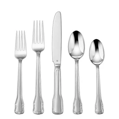 Cuisinart - Elite Valloire Collection 20-Piece Flatware Set - Silver 1 Cuisinart - Elite Valloire Collection 20-Piece Flatware Set - Silver