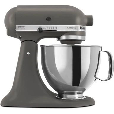 KitchenAid Artisan Series 325-Watt Tilt-Back Head Stand Mixer In Imperial Grey 1 KitchenAid Artisan Series 325-Watt Tilt-Back Head Stand Mixer In Imperial Grey