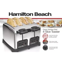 Hamilton Beach - Classic 4 Slice Toaster W/ Sure-Toast Stainless Steel -Blender Spark Deals Store 0e178911 d996 43b8 9f11 f931c3bc6331