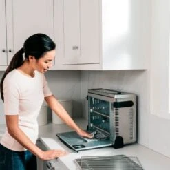 Ninja - Foodi 8-in-1 Digital Air Fry Oven, Toaster, Flip-Away Storage, Dehydrate, Keep Warm - Stainless Steel/Black -Blender Spark Deals Store 0e2b30f3 9c67 5a7b 8133 d18200aa6517