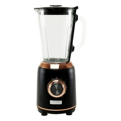 Haden Heritage 56 Ounce 5-Speed Retro Blender With Glass Jar - Black / Copper 1 Haden Heritage 56 Ounce 5-Speed Retro Blender With Glass Jar - Black / Copper