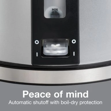 Proctor Silex 1.7 Liter Electric Dome Kettle - Silver 3 Proctor Silex 1.7 Liter Electric Dome Kettle - Silver - Image 3