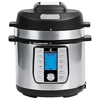 Emeril Everyday Pressure Air Fryer, Stainless Steel, 8 Qt With 5 Pc Accessory Pack, Silver 1 Emeril Everyday Pressure Air Fryer, Stainless Steel, 8 Qt With 5 Pc Accessory Pack, Silver