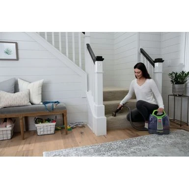 BISSELL - Little Green ProHeat Corded Handheld Deep Cleaner - Titanium With Chacha Lime Accents 4 BISSELL - Little Green ProHeat Corded Handheld Deep Cleaner - Titanium With Chacha Lime Accents - Image 4