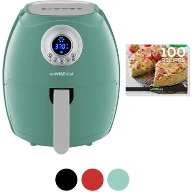 GoWISE 3.7-Quart Digital Air Fryer + 100 Recipes - Mint 1 GoWISE 3.7-Quart Digital Air Fryer + 100 Recipes - Mint