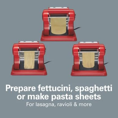 Hamilton Beach Electric Pasta Machine - Red 3 Hamilton Beach Electric Pasta Machine - Red - Image 3