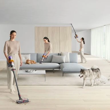 Dyson - V15 Detect Cordless Vacuum - Yellow/Nickel 2 Dyson - V15 Detect Cordless Vacuum - Yellow/Nickel - Image 2