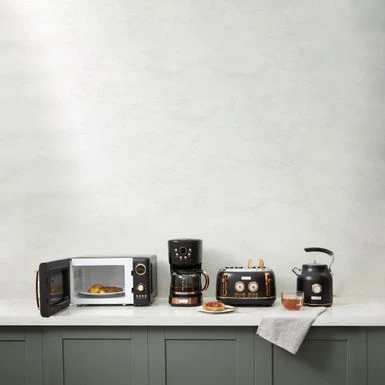 Haden Dorset Stainless Steel 4-Slice Toaster - Black Cooper 12 Haden Dorset Stainless Steel 4-Slice Toaster - Black Cooper - Image 12