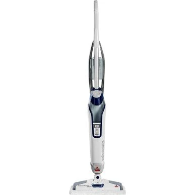 BISSELL - PowerFresh Deluxe Corded Steam Mop - Brite White/Saphire Waltz 1 BISSELL - PowerFresh Deluxe Corded Steam Mop - Brite White/Saphire Waltz