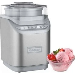 Cuisinart - Cool Creations 2-Quart Ice Cream Maker - Brushed Chrome 26 Cuisinart - Cool Creations 2-Quart Ice Cream Maker - Brushed Chrome -Blender Spark Deals Store 1af947c2 bbcc 591d b4ce 814a560ef973