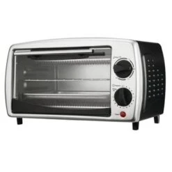 Brentwood 9-LITER (4 SLICE) TOASTER OVEN BROILER (BLACK) - Stainless Steel