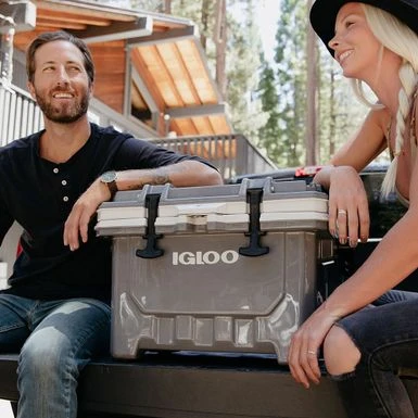 Igloo - IMX 24 Quart Cooler - Gray 4 Igloo - IMX 24 Quart Cooler - Gray - Image 4