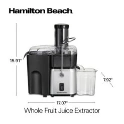 Hamilton Beach Whole Fruit Juice Extractor - Silver -Blender Spark Deals Store 20fe1da8 725e 4585 a9b8 8c87cf604956