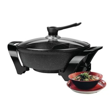 Brentwood SK-72BK Electric Non-Stick 6-Quart Shabu Shabu Pot - Black 1 Brentwood SK-72BK Electric Non-Stick 6-Quart Shabu Shabu Pot - Black