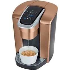 Keurig® Keurig - K-Elite Single-Serve K-Cup Pod Coffee Maker - Brushed Copper -Blender Spark Deals Store 234b98c3 e906 51e6 8c4a d62b57dfc32f