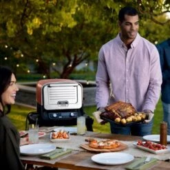 Ninja - Woodfire 8-in-1 Outdoor Oven, 700°F High Heat Roaster, Pizza Oven, BBQ Smoker With Woodfire Technology - Terracotta Red 11 Ninja - Woodfire 8-in-1 Outdoor Oven, 700°F High Heat Roaster, Pizza Oven, BBQ Smoker With Woodfire Technology - Terracotta Red -Blender Spark Deals Store 24ef08bb aacc 511d b77e 58772a67cd09