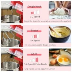 HOMCOM Stand Mixer With Splash Guard, Electric Hand Mixer Set With 6 Qt. Large Mixing Bowl - 14.5" X 9" X 14.5" - White 24 HOMCOM Stand Mixer With Splash Guard, Electric Hand Mixer Set With 6 Qt. Large Mixing Bowl - 14.5" X 9" X 14.5" - White -Blender Spark Deals Store 25f5d572 4cc2 4456 a9e0 e1bd3419b487