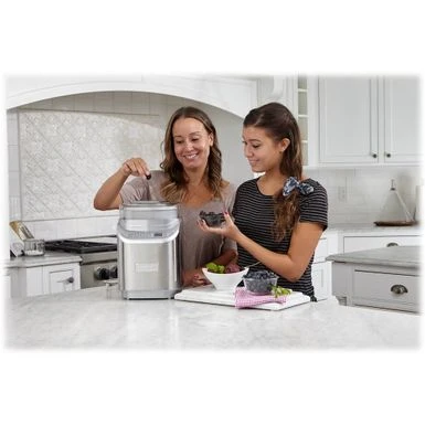 Cuisinart - Cool Creations 2-Quart Ice Cream Maker - Brushed Chrome 5 Cuisinart - Cool Creations 2-Quart Ice Cream Maker - Brushed Chrome - Image 5