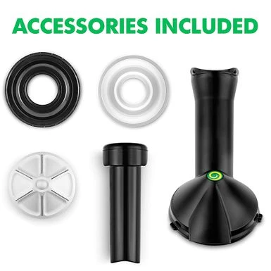 Yonanas - Classic Vegan Non-Dairy Frozen Fruit Soft Serve Dessert Maker, Includes 36 Recipes, 200 Watts - Red 2 Yonanas - Classic Vegan Non-Dairy Frozen Fruit Soft Serve Dessert Maker, Includes 36 Recipes, 200 Watts - Red - Image 2