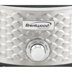 Brentwood Scallop Pattern 4.5 Quart Slow Cooker - Silver 12 Brentwood Scallop Pattern 4.5 Quart Slow Cooker - Silver -Blender Spark Deals Store 2cb2561c 3c64 4613 81dd c24a025c4df7