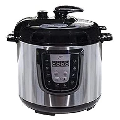 SPT EPC-14DA: 6-Quart Digital Stainless Steel Electric Pressure Cooker, BLACK 1 SPT EPC-14DA: 6-Quart Digital Stainless Steel Electric Pressure Cooker, BLACK