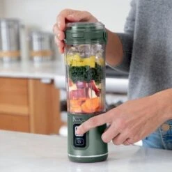 Ninja - Blast 18 Oz. Portable Blender - Forest Green -Blender Spark Deals Store 2f175c7e 9b14 5ab2 bdfe 1a89aa544d7c