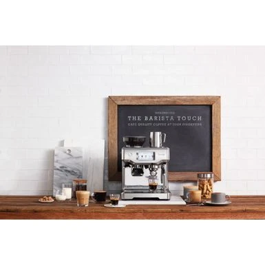 Breville - The Barista Touch Espresso Machine With 9 Bars Of Pressure, Milk Frother And Integrated Grinder - Stainless Steel 6 Breville - The Barista Touch Espresso Machine With 9 Bars Of Pressure, Milk Frother And Integrated Grinder - Stainless Steel - Image 6