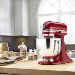 KitchenAid - Artisan Series 5 Quart Tilt-Head Stand Mixer - KSM150PSER - Empire Red -Blender Spark Deals Store 3200e334 78ef 41fe b227 8695ae2041ab