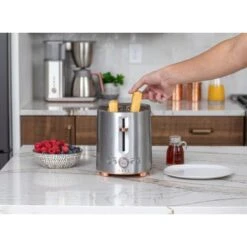 Café - Specialty 2-Slice Toaster - Stainless Steel -Blender Spark Deals Store 3448c410 3f5b 5f15 913a 146d6fdb4a6c
