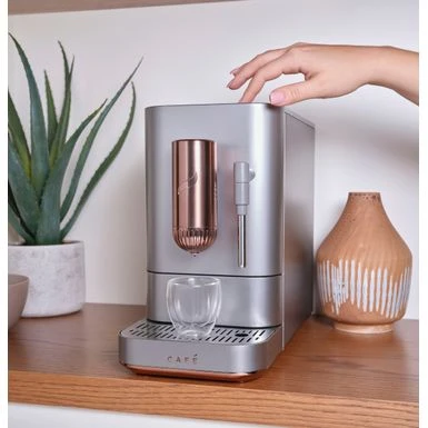 Café - Affetto Automatic Espresso Machine With 20 Bars Of Pressure, Milk Frother, And Built-In Wi-Fi - Steel Silver 8 Café - Affetto Automatic Espresso Machine With 20 Bars Of Pressure, Milk Frother, And Built-In Wi-Fi - Steel Silver - Image 8