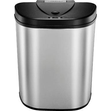 Insignia™ - 18 Gal. Automatic Trash Can With Recycle And Waste Divider - Stainless Steel 5 Insignia™ - 18 Gal. Automatic Trash Can With Recycle And Waste Divider - Stainless Steel - Image 5