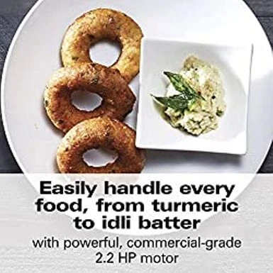 Hamilton Beach Professional 4-in-1 Juicer Mixer Grinder, Commercial-Grade 1400 Watt Motor, 120V, 3 Leakproof Jars, For Wet And Dry Spices, Chutneys And Curries, Engineered In India & USA (58770) 2 Hamilton Beach Professional 4-in-1 Juicer Mixer Grinder, Commercial-Grade 1400 Watt Motor, 120V, 3 Leakproof Jars, For Wet And Dry Spices, Chutneys And Curries, Engineered In India & USA (58770) - Image 2