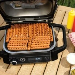 Ninja - Woodfire Outdoor Grill & Smoker, 7-in-1 Master Grill, BBQ Smoker, & Outdoor Air Fryer With Woodfire Technology - Grey 22 Ninja - Woodfire Outdoor Grill & Smoker, 7-in-1 Master Grill, BBQ Smoker, & Outdoor Air Fryer With Woodfire Technology - Grey -Blender Spark Deals Store 376e7dba 6227 5c4e 8999 277c6101c9af