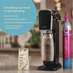 SodaStream - Art Sparkling Water Maker - Black -Blender Spark Deals Store 3c1f54e0 b2a2 5eea ba28 d1bc71777c17