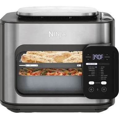 Ninja - Combi All-in-One Multicooker, Oven, & Air Fryer, Complete Meals In 15 Mins, 14-in-1, Combi Cooker + Air Fry - Stainless Steel 1 Ninja - Combi All-in-One Multicooker, Oven, & Air Fryer, Complete Meals In 15 Mins, 14-in-1, Combi Cooker + Air Fry - Stainless Steel