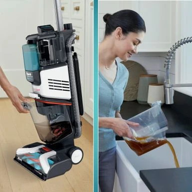 Shark - CarpetXpert With Stainstriker Technology Corded Upright Deep Carpet And Upholstery Cleaner With Built-in Spot Remover - White 7 Shark - CarpetXpert With Stainstriker Technology Corded Upright Deep Carpet And Upholstery Cleaner With Built-in Spot Remover - White - Image 7