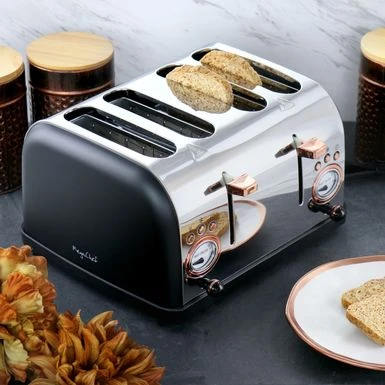 MegaChef 4 Slice Wide Slot Toaster With Variable Browning - 4 Slice - Stainless Steel - 4 Slice 5 MegaChef 4 Slice Wide Slot Toaster With Variable Browning - 4 Slice - Stainless Steel - 4 Slice - Image 5