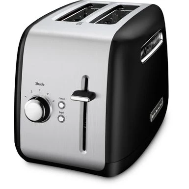 KitchenAid 2-Slice Toaster With Illuminated Button In Onyx Black 1 KitchenAid 2-Slice Toaster With Illuminated Button In Onyx Black