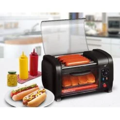 Elite Gourmet - 210w Analog Hot Dog Roller & Toaster Oven - Black 11 Elite Gourmet - 210w Analog Hot Dog Roller & Toaster Oven - Black -Blender Spark Deals Store 3e2c8e05 ecc0 50de 9ff6 3481d9ef4bda