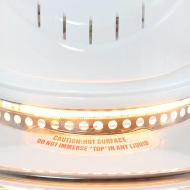 MegaChef Portable Countertop 14.25 Inch Halogen Air Fryer In White - White 3 MegaChef Portable Countertop 14.25 Inch Halogen Air Fryer In White - White - Image 3