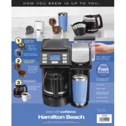Hamilton Beach - FlexBrew Trio Coffeemaker -Blender Spark Deals Store 40cbc3e0 ee09 42bc a68c 12a497075d86