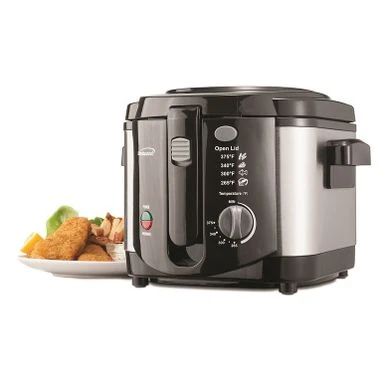 Brentwood 1200w 8-Cup Electric Deep Fryer, Stainless Steel - Black 1 Brentwood 1200w 8-Cup Electric Deep Fryer, Stainless Steel - Black