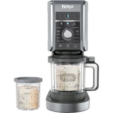Ninja - CREAMi Deluxe 10-in-1 Ice Cream And Frozen Treat Maker - Silver 1 Ninja - CREAMi Deluxe 10-in-1 Ice Cream And Frozen Treat Maker - Silver
