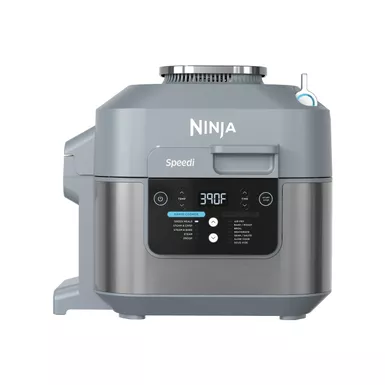 Ninja - Speedi Air Fryer & Rapid Cooker, 6-Qt. Capacity, 12-in-1 Functionality, 15-Minute Meals - Sea Salt Gray 15 Ninja - Speedi Air Fryer & Rapid Cooker, 6-Qt. Capacity, 12-in-1 Functionality, 15-Minute Meals - Sea Salt Gray - Image 15