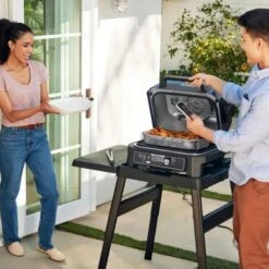 Ninja - Woodfire ProConnect Premium XL Outdoor 7-in-1 Grill & Smoker, App Enabled, Air Fryer, 2 Built-In Thermometers - Blue 19 Ninja - Woodfire ProConnect Premium XL Outdoor 7-in-1 Grill & Smoker, App Enabled, Air Fryer, 2 Built-In Thermometers - Blue -Blender Spark Deals Store 4836b291 06e6 5f99 b21f 0d72a9737c08